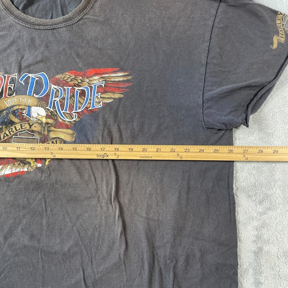 Harley Davidson Shirt Men 2XL‎ Ride Pride North Carolina Riding Biker Outdoor - Picture 4 of 10